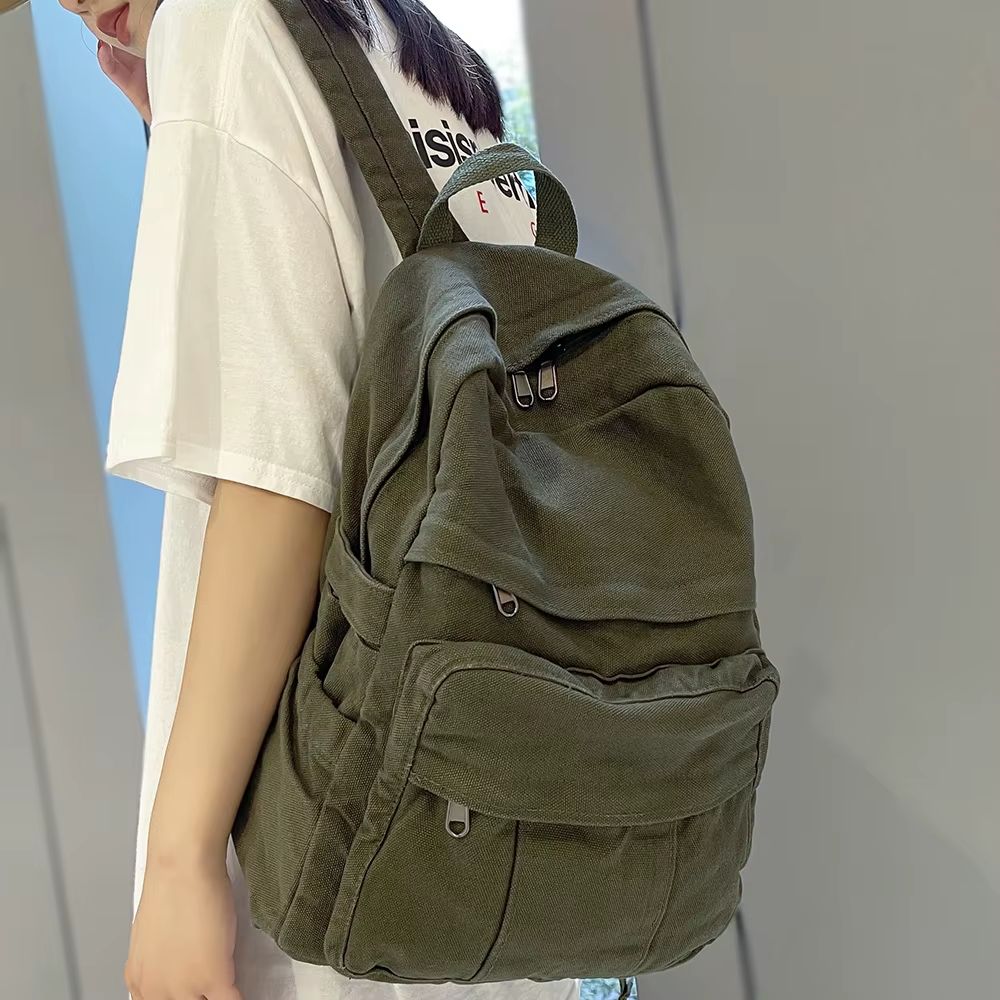 Vintage Fabric School Bag