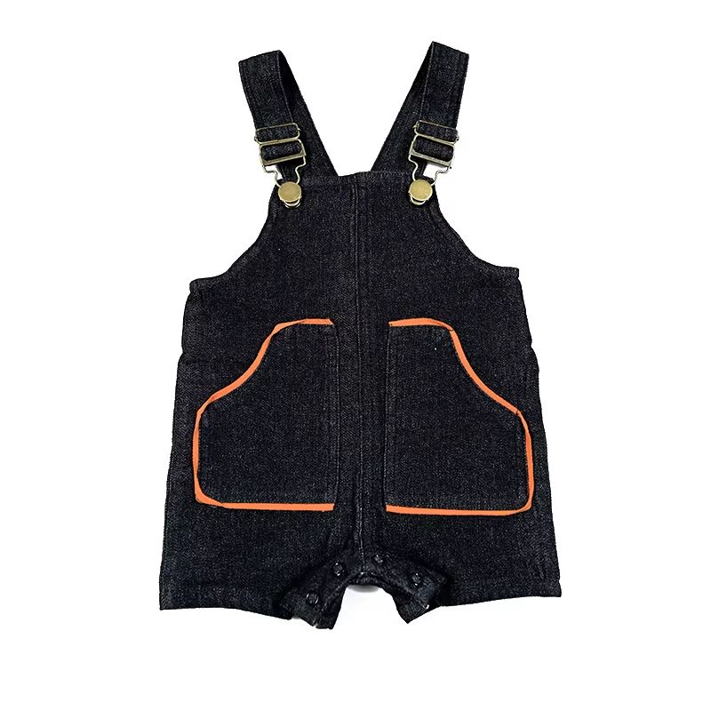 The Black Denim Collection – Baby Boy Romper