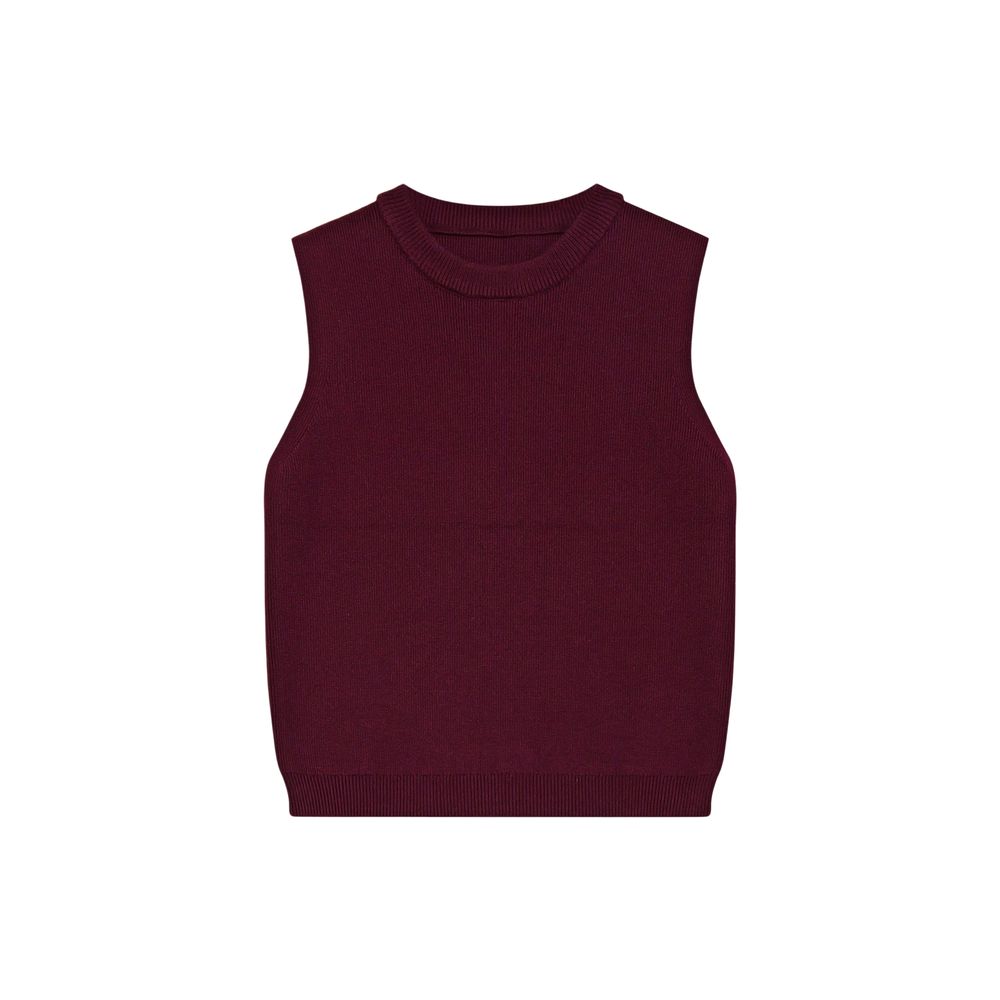 Burgundy Collection – Girls Knit Vest – Ali Mali AW26