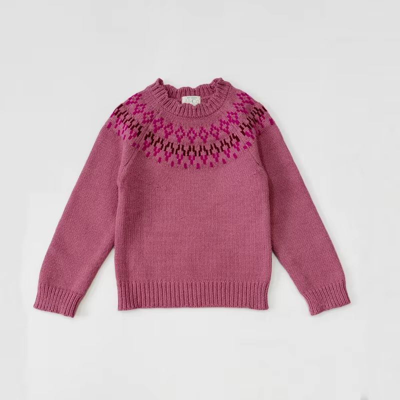 Knit Shabbos – Girls Sweater – Ali & Co AW26