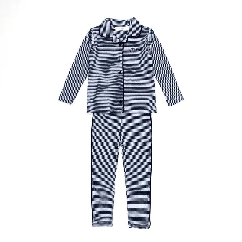 Cotton Striped Family Matching Collection – Blue Striped Pjs