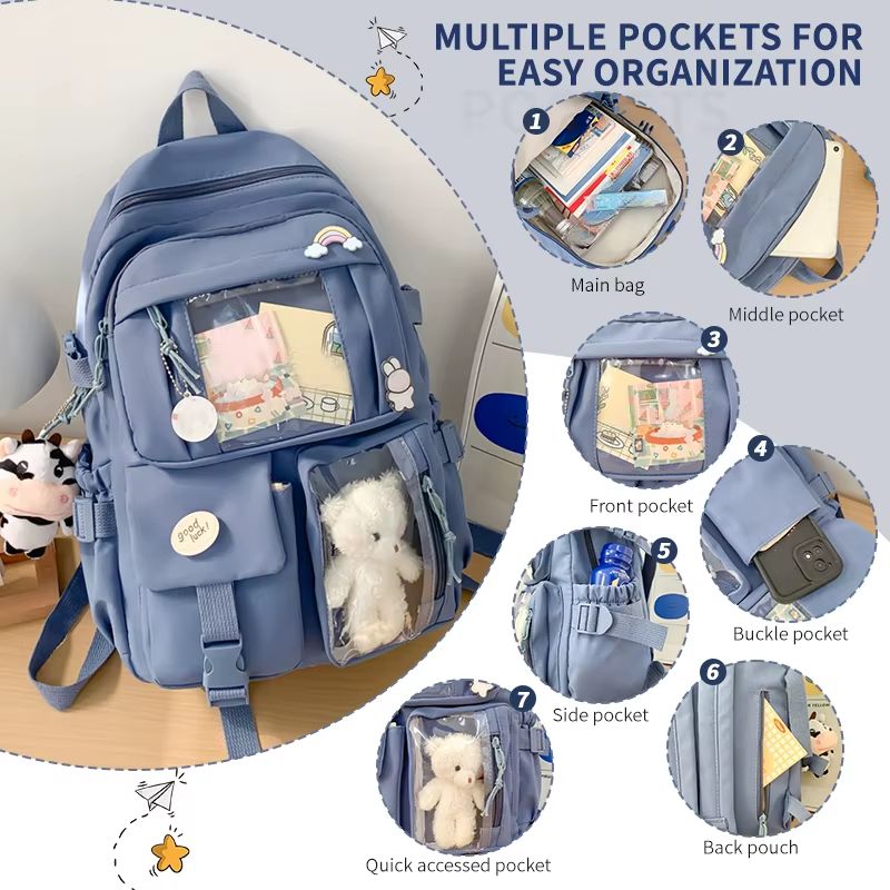 Girls’ Nylon Backpack