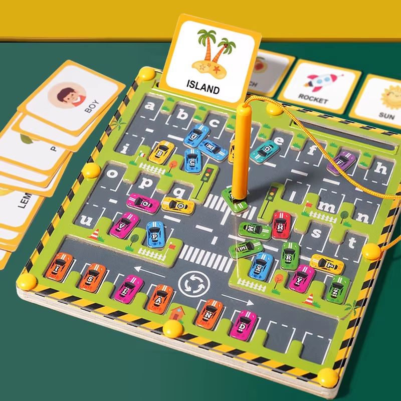 Magnetic Alphabet Maze
