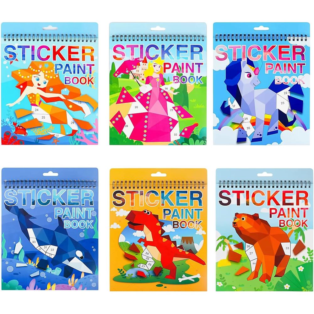 Sticker-by-Number Activity Book – Animal