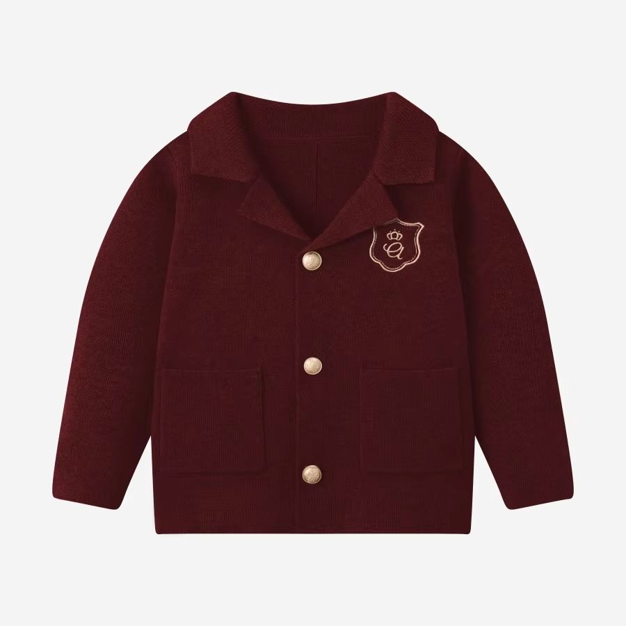 Burgundy Collection – Burgundy Knit Blazer
