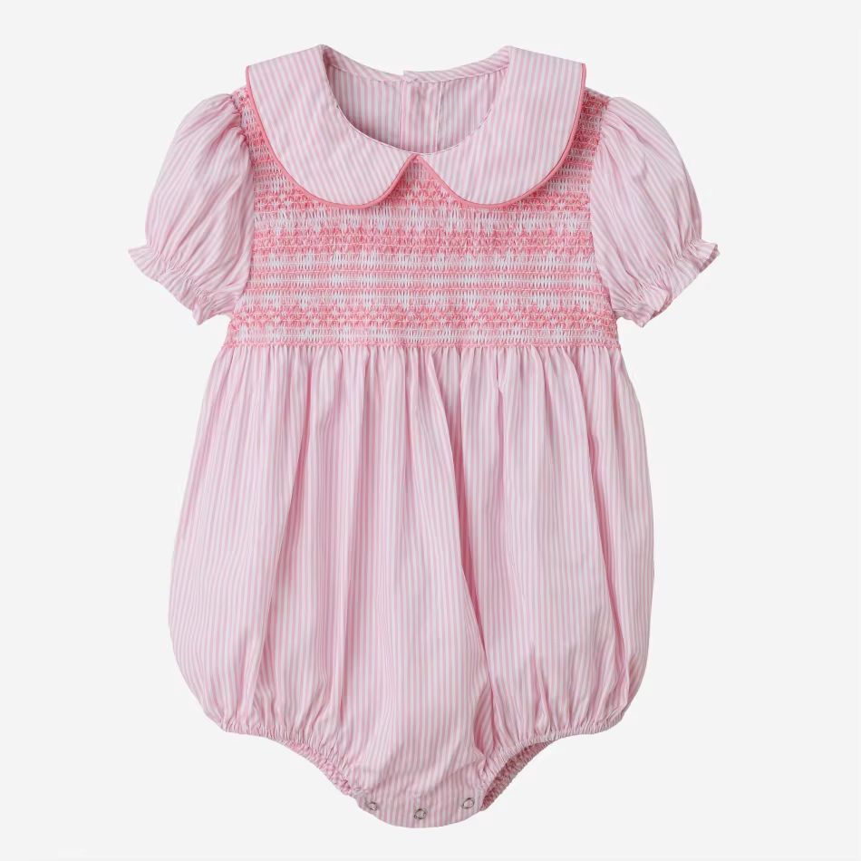 Blue & Pink Smocking Collection – Pink Baby Girl