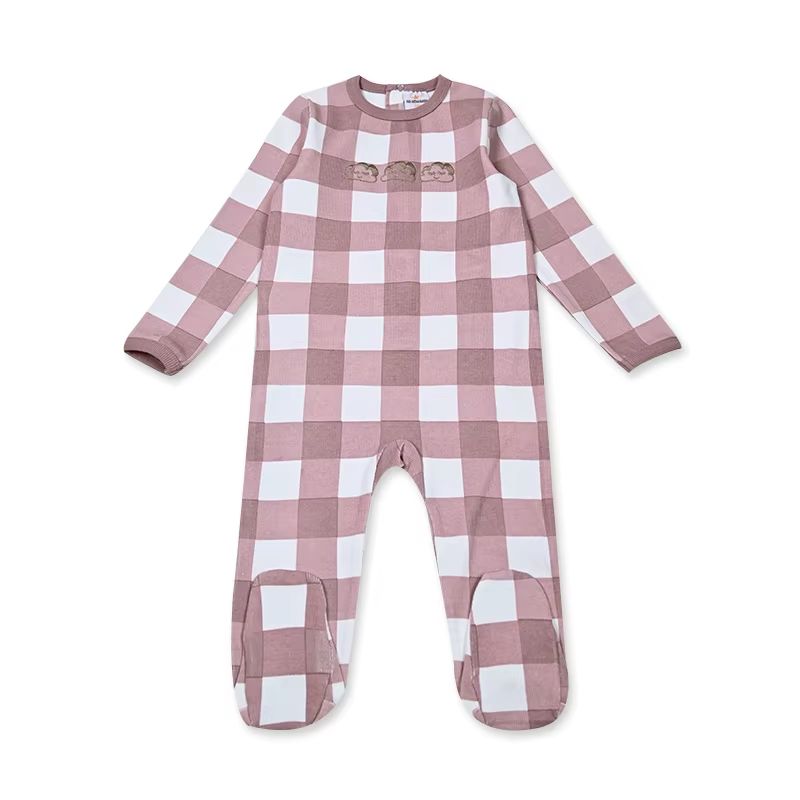 Brother & Sister Pyjamas – Pink Footie