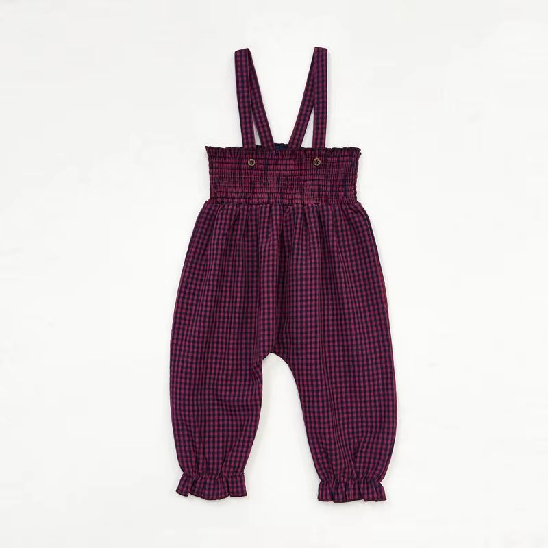 Checked Charm Girls Gingham Romper – Ali & Co Checked Charm AW26