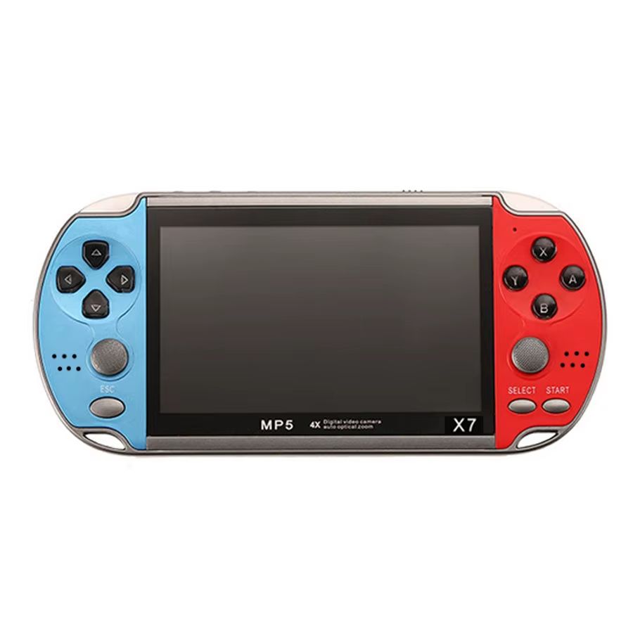 Retro Handheld Games Console – Blue & red