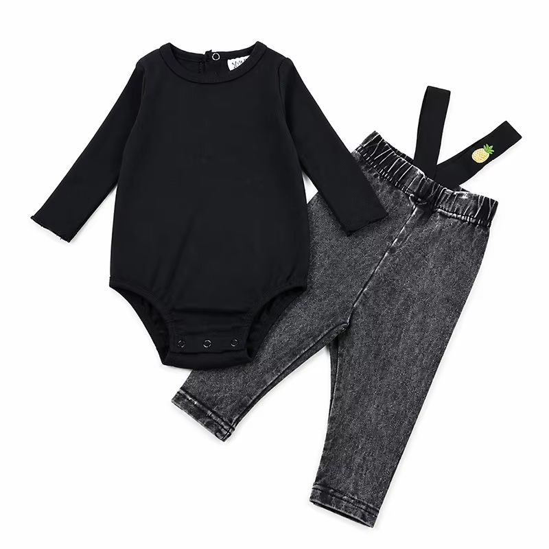 Black Denim Family – Baby Boy Set – Ali Mali AW26