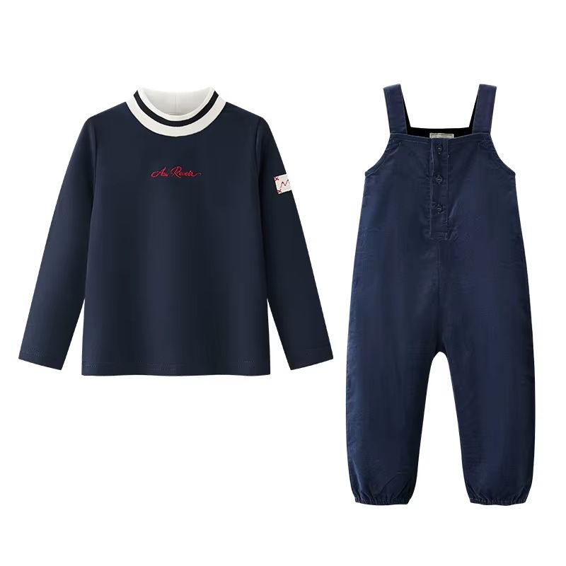 Embroidered Layette Collection – Dark Blue Set