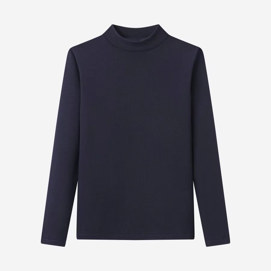 Corduroy + Sweatshirt Collection – Navy Mockneck