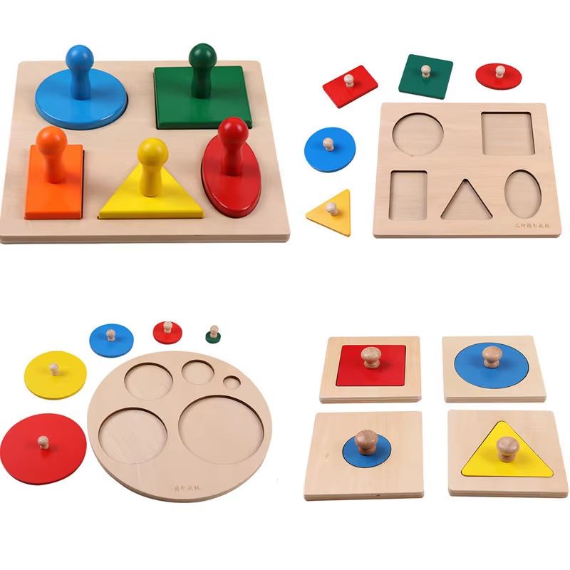 Wooden Shape-Sorting Puzzle