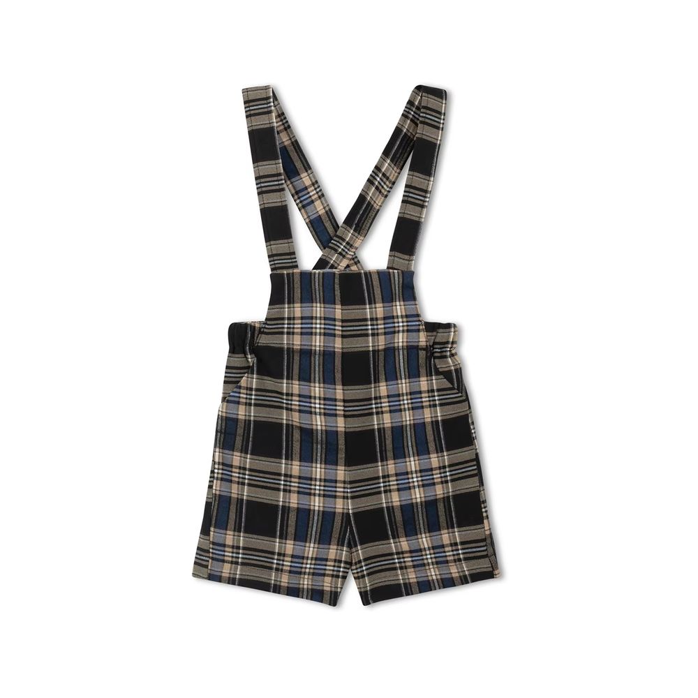 Plaid – Plaid Overall Shorts – Ali Picks AW26