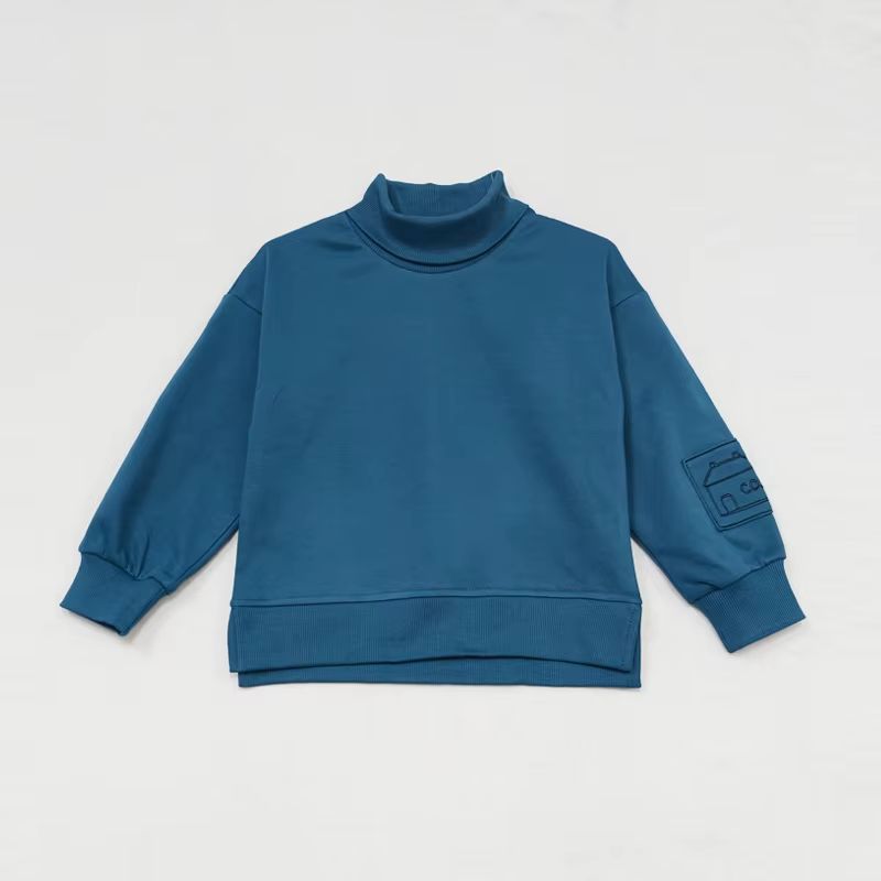 Teal & Lavender – Turtleneck Top – Ali & Co AW26