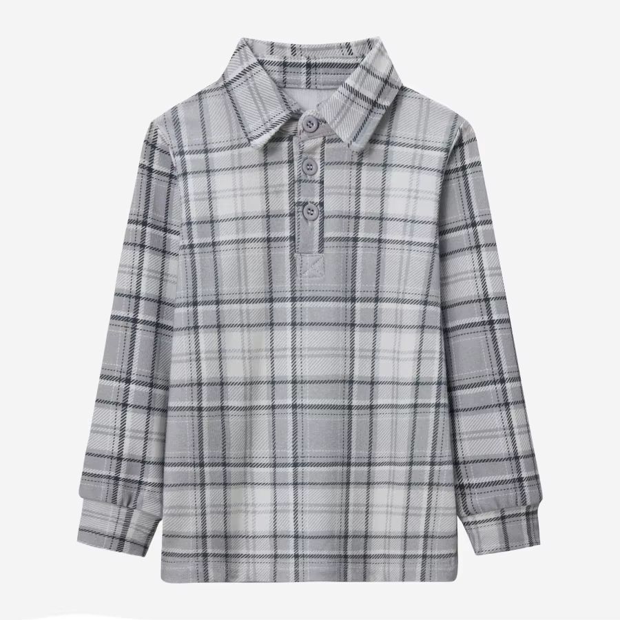 Grey Denim Collection – Plaid Shirt