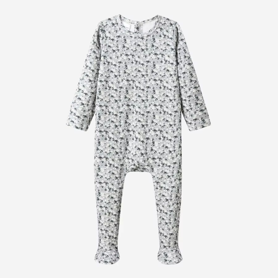 Grey Denim Collection – Floral Stretchy