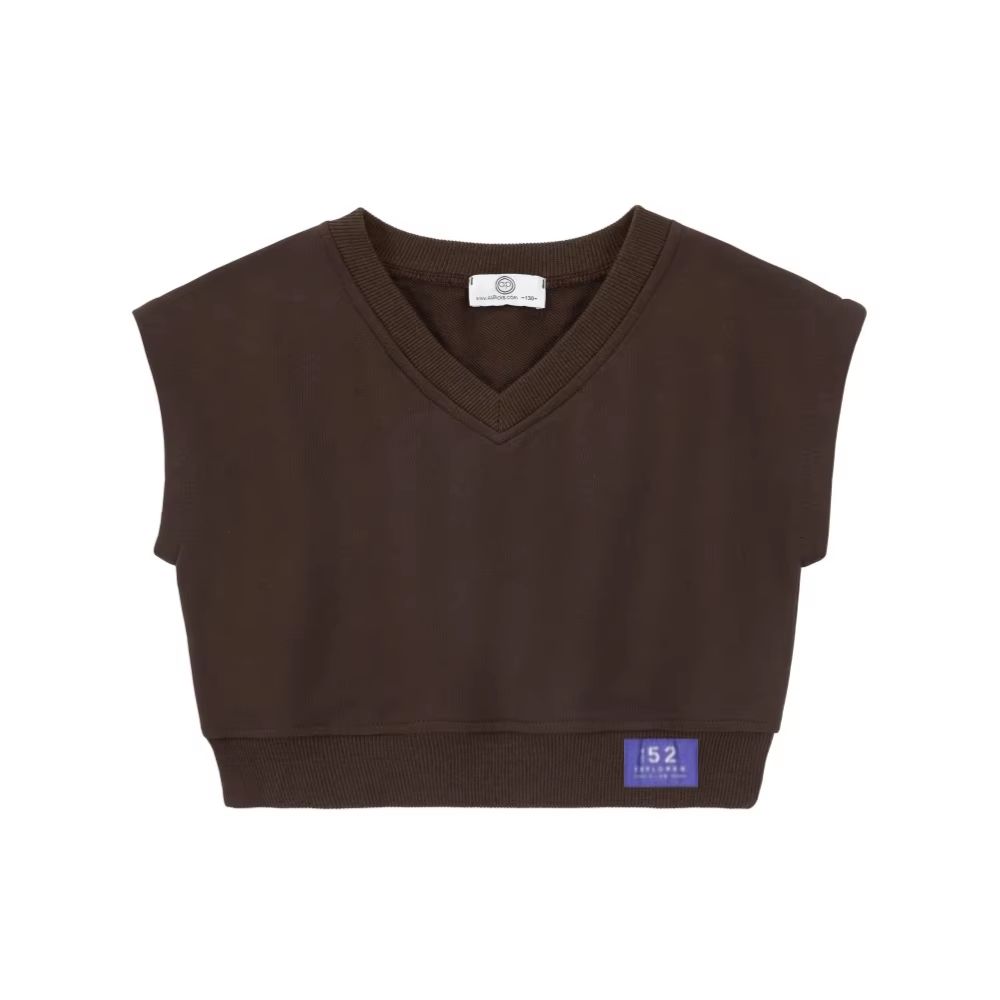 Chocolate Brown Corduroy – Cropped Shirt – Ali Picks AW26