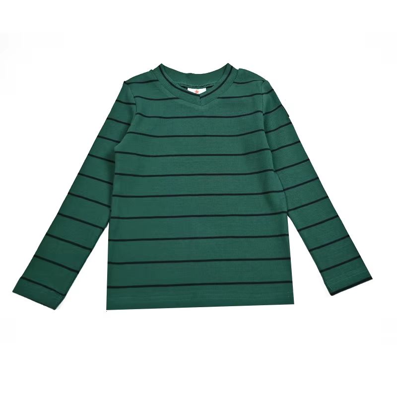 The Overlay Edit – Green Ribbed Tee