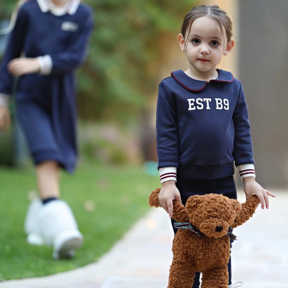 Navy Printed Collection – Boys Navy Sweatshirt