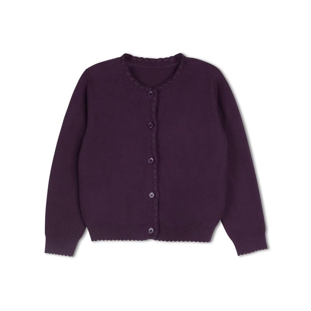 Purple Floral Satin – Cardigan – Ali Picks AW26