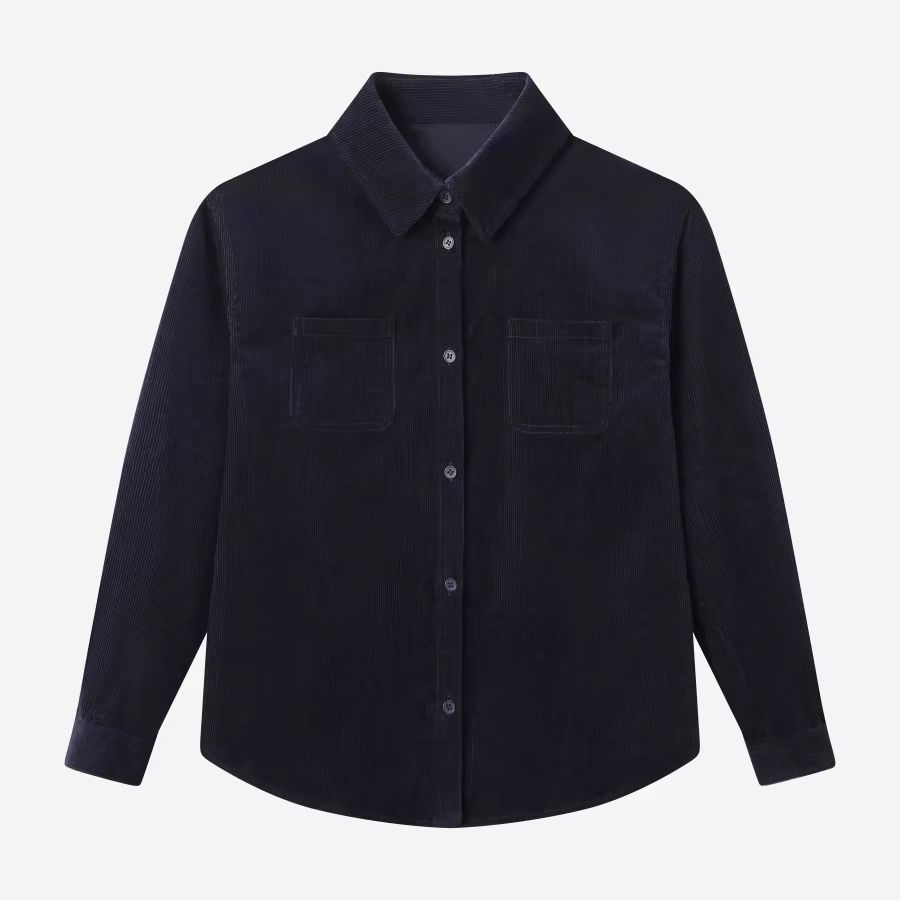 Corduroy + Sweatshirt Collection – Corduroy Navy Shirt