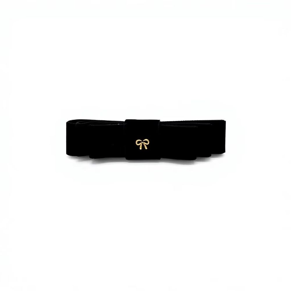 Black Velvet Bow Clip – Ali Picks AW26