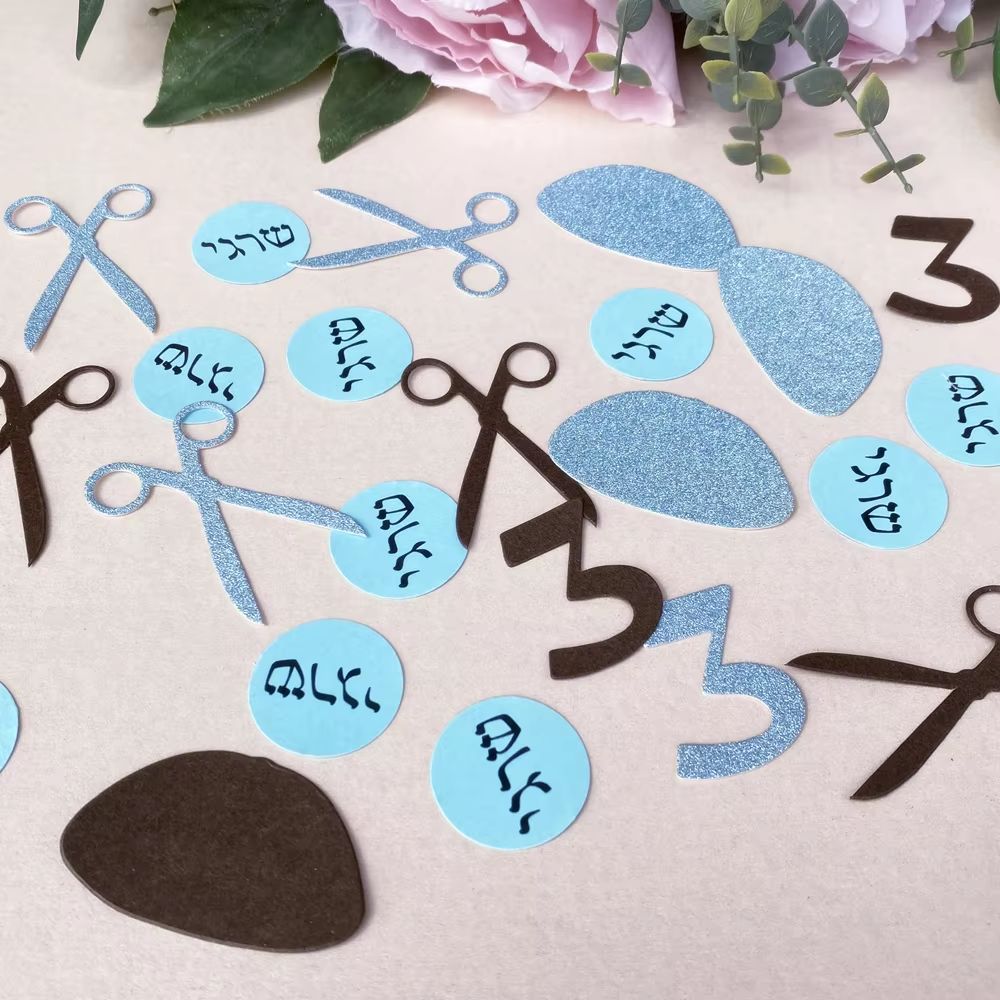 Personalised Upsherin Name Confetti