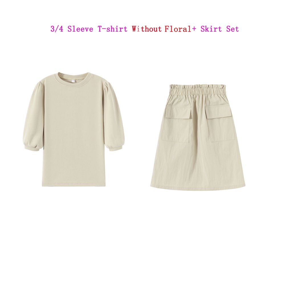 The Garden Collection – Taupe-top2-Skirt