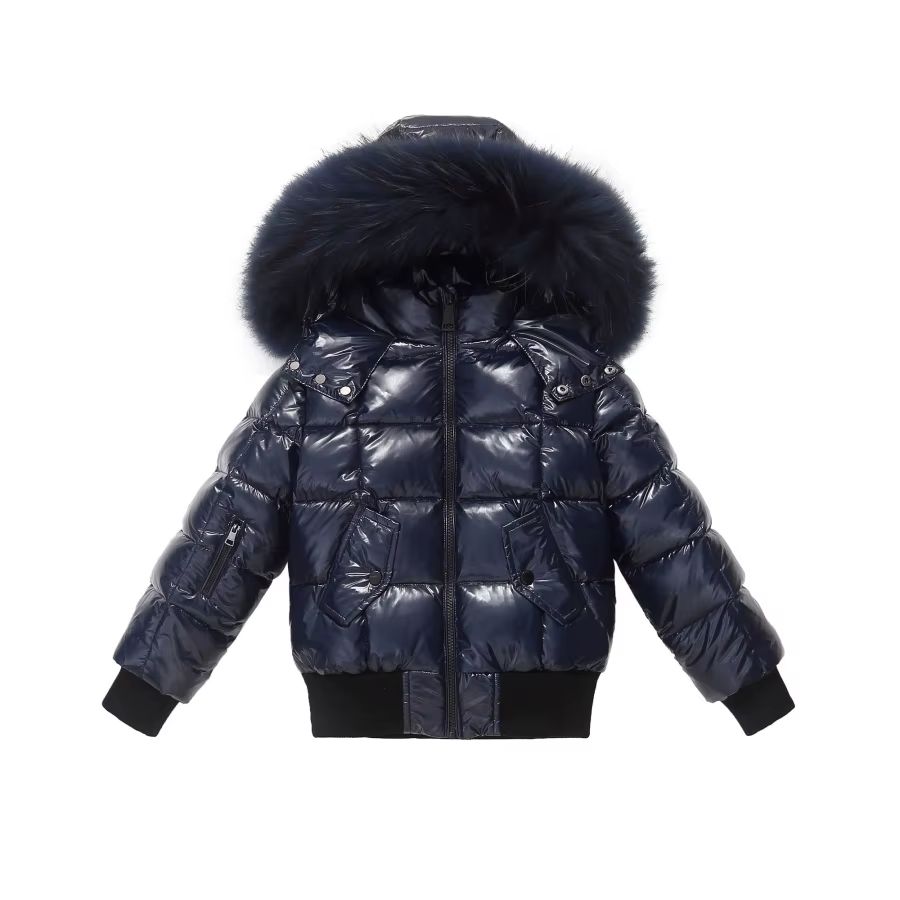 Down Puffer Coats – Navy