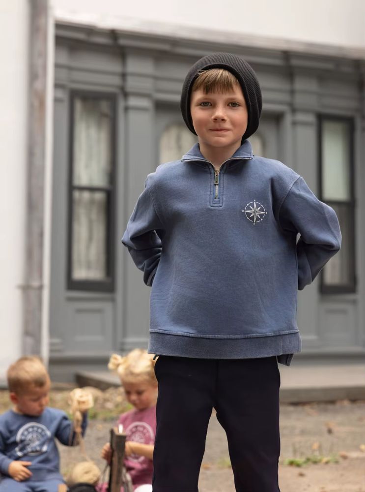 Compass Rose Collection – Blue Boy Sweatshirt