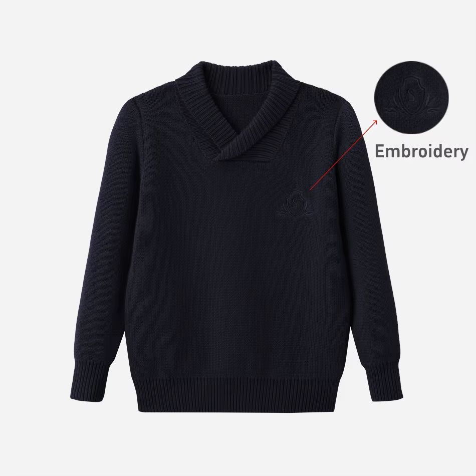 Windsor Collection – Navy Knit Top – Ali Specials AW26