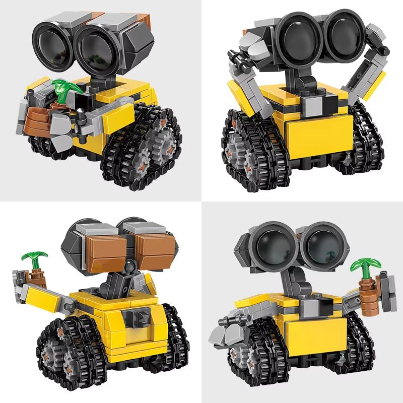 Space Robot Building Bricks