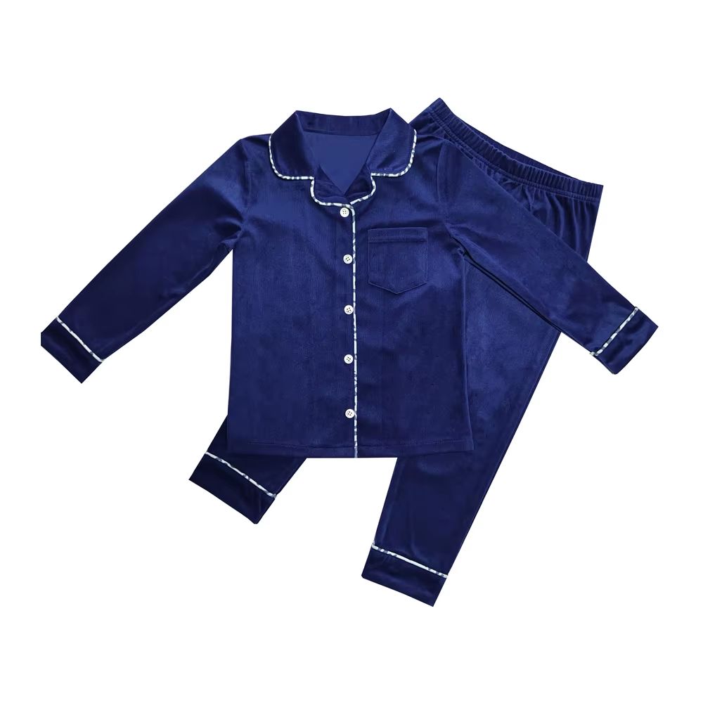Leopard Lounge Blue Boys Set – Ali & Co Leopard Lounge AW26