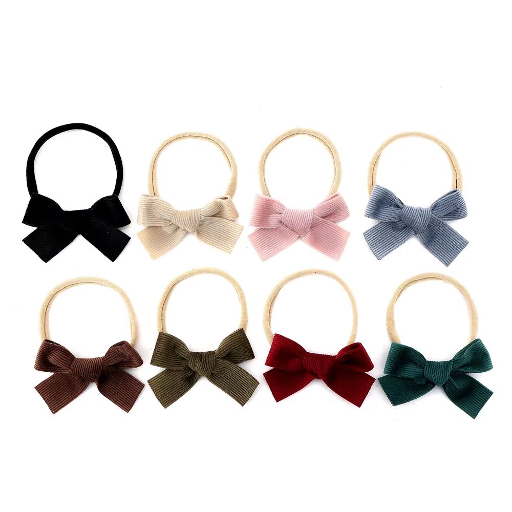 Plaid Velvet Bow Headband