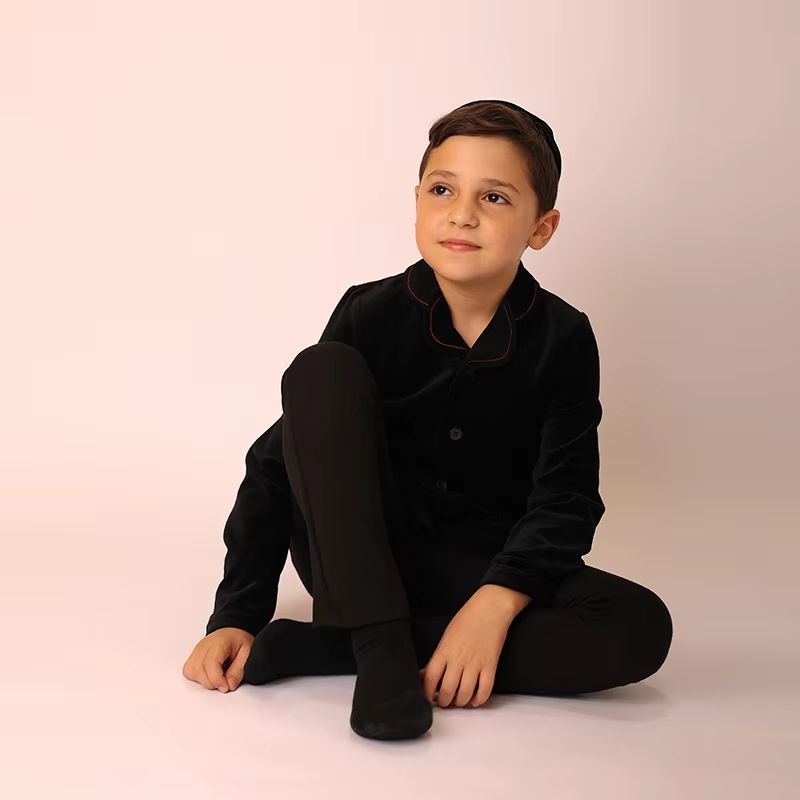 Shabbos Robe Collection– Black Baby Girl
