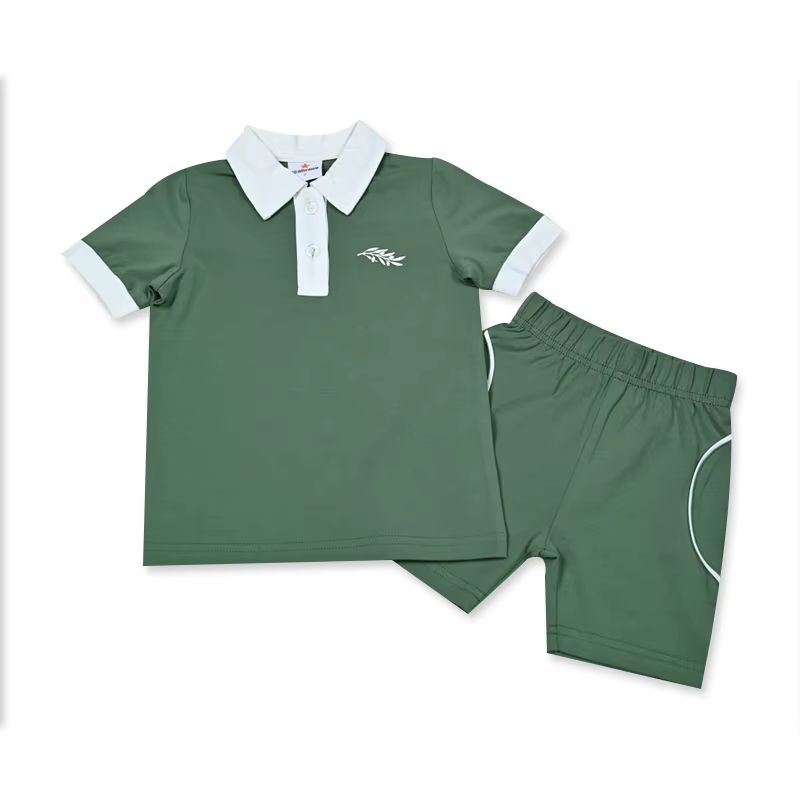 Green Shabbos Robe Set – 2pcs Set