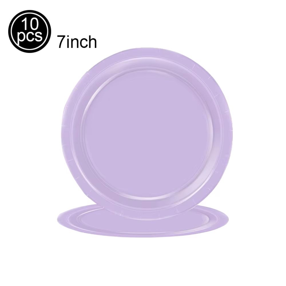 Purple 7-Inch Party Plates