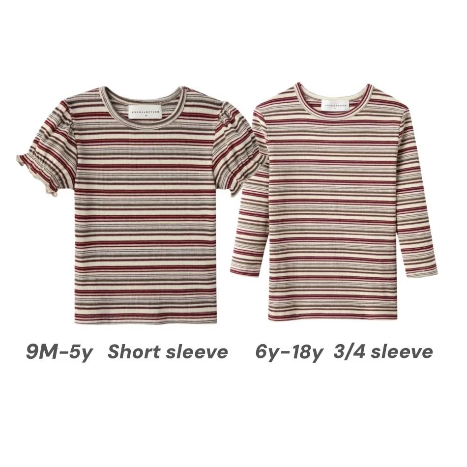 Black Denim Collection – Striped Tee