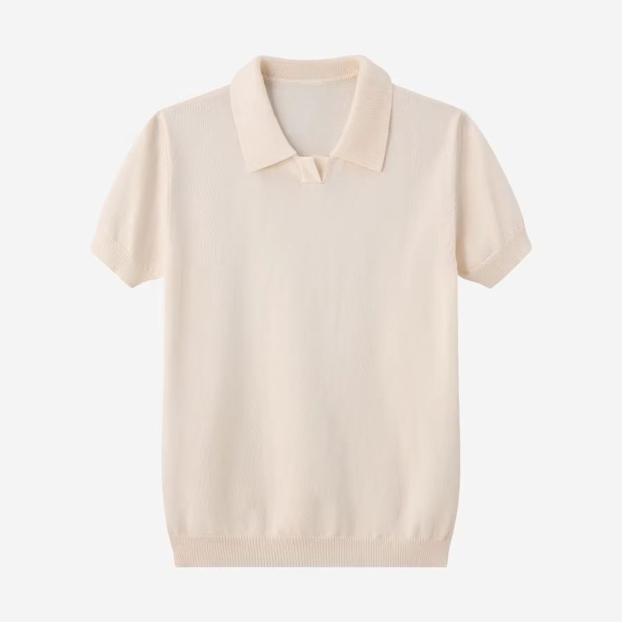 Cable Knitting Collection – Polo Top