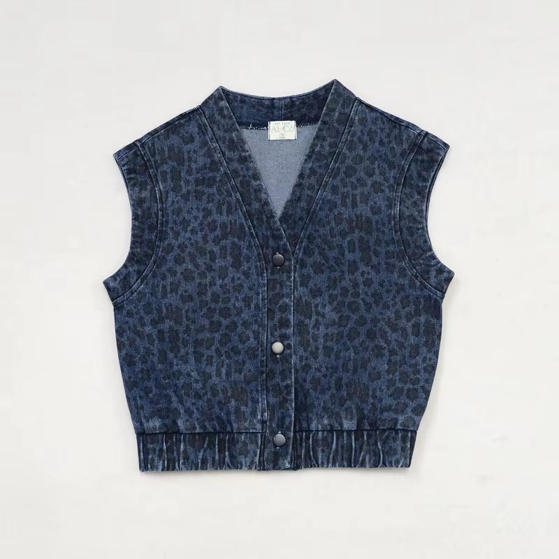 Wildberry Blue Leopard Boys Vest – Ali & Co Wildberry AW26