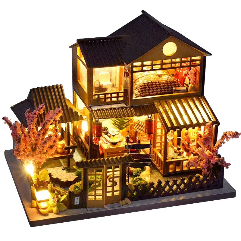 DIY Wooden Dollhouse Kit