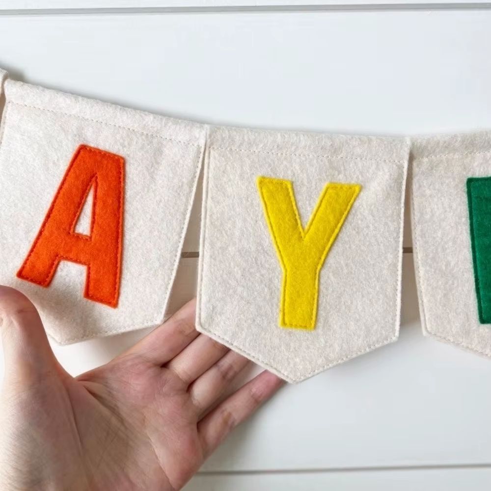 Personalised Felt Name Banner