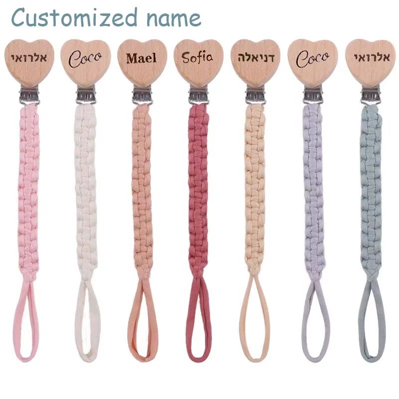 Personalised Woven Pacifier Chain