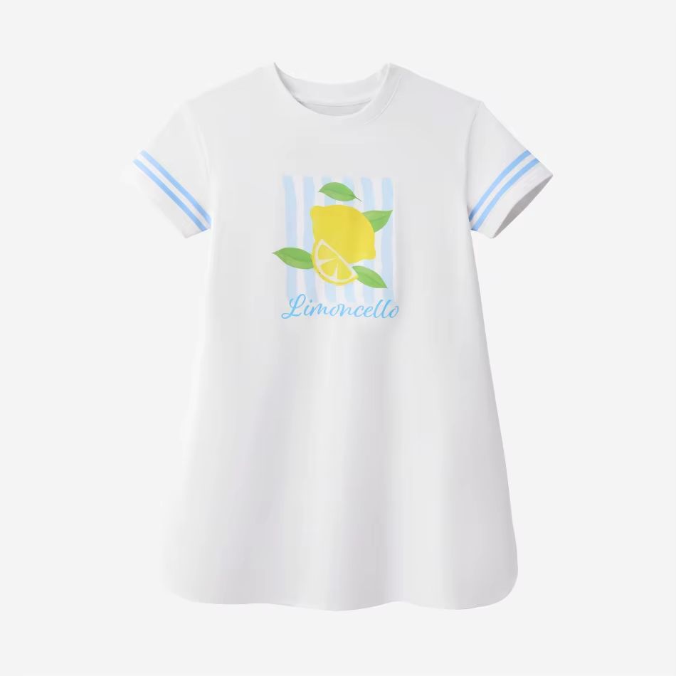Print Lemon Collection – Girls Dress Short
