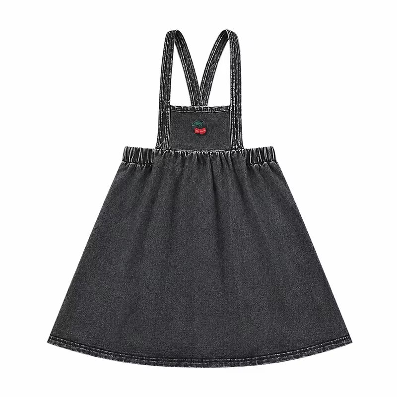 Black Denim Family – Girl Dress – Ali Mali AW26