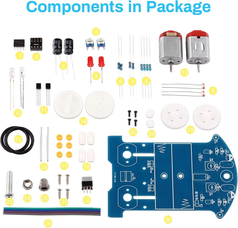 Beginner Soldering Robot Kit