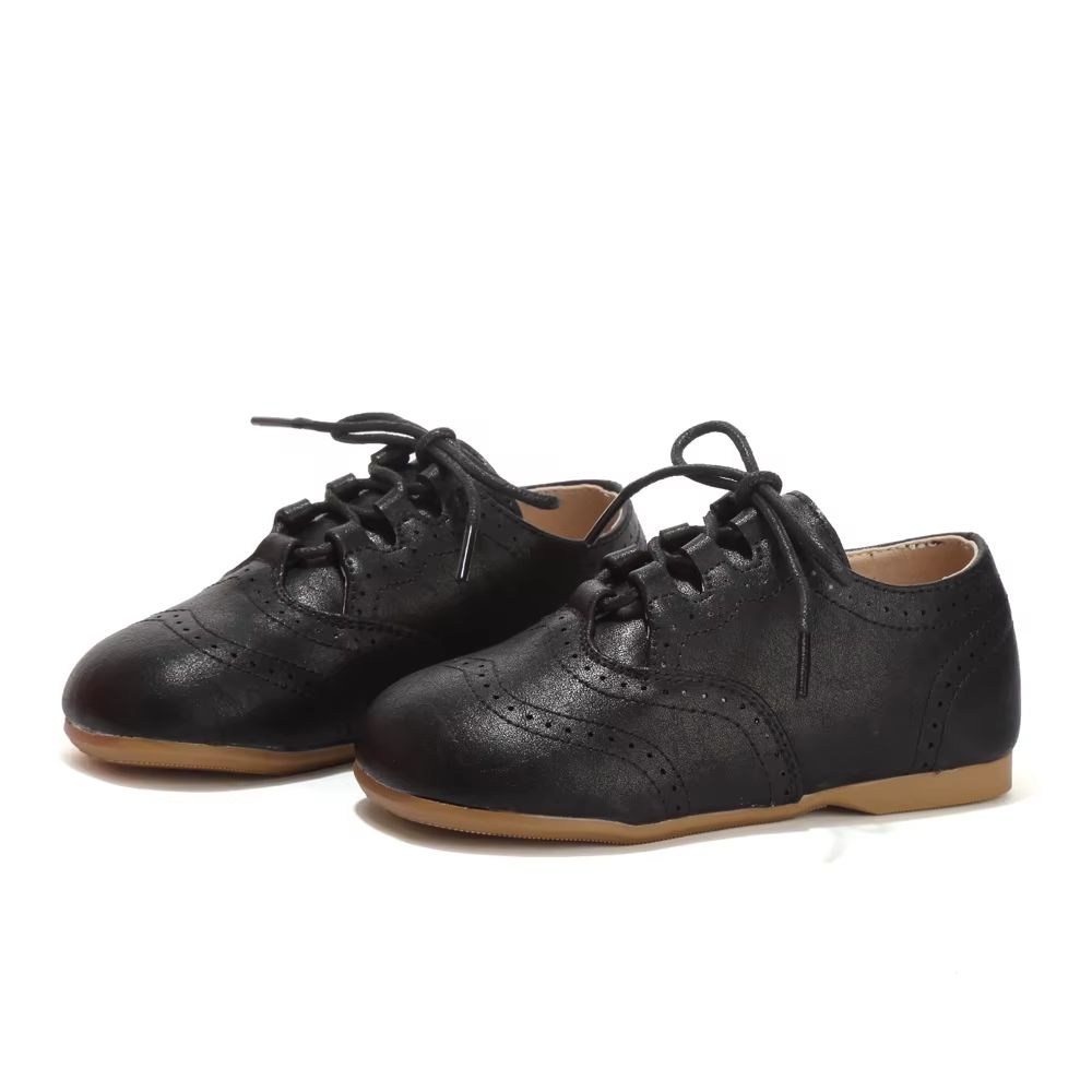 Black Leather Shoes – Style 1 – Ali Plus AW26