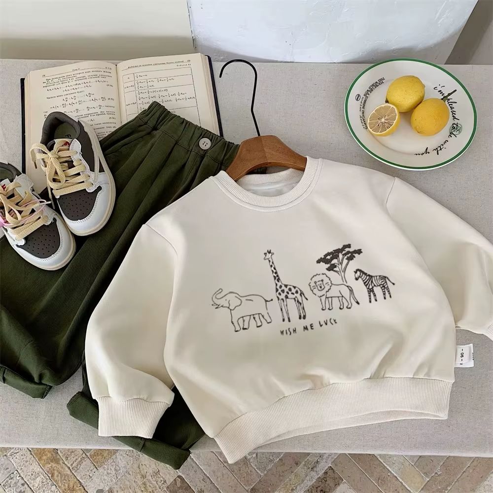 Animal Print Kids’ Sweatshirt