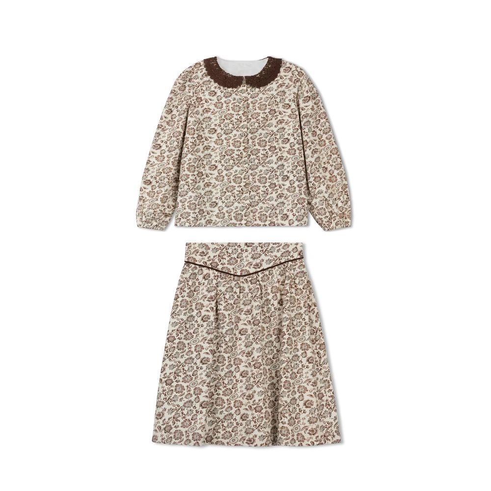 Charlotte Girls Floral Top & Skirt Set – Ali Picks AW26